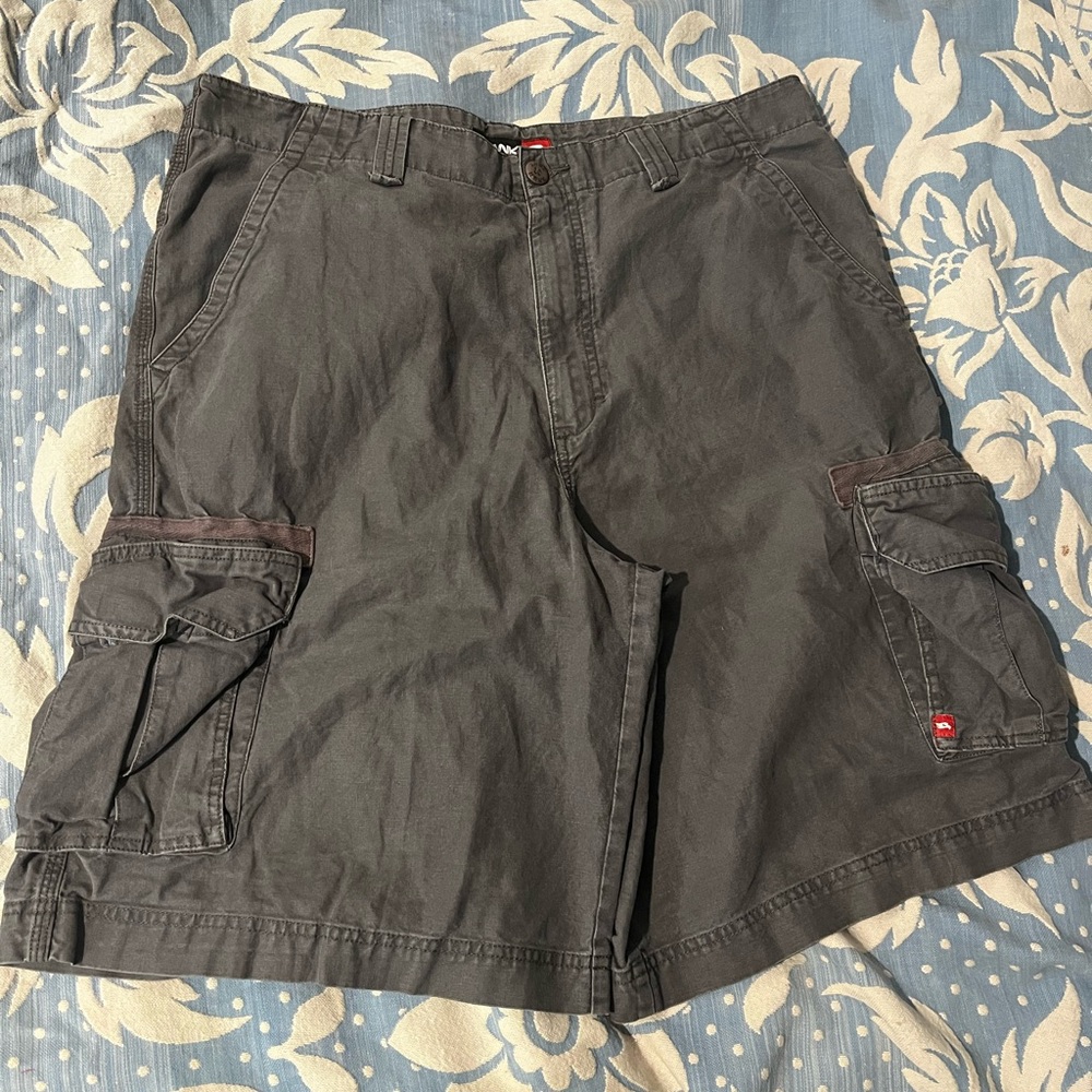 Tony Hawk Charcoal Linen-Cotton Blend Pants